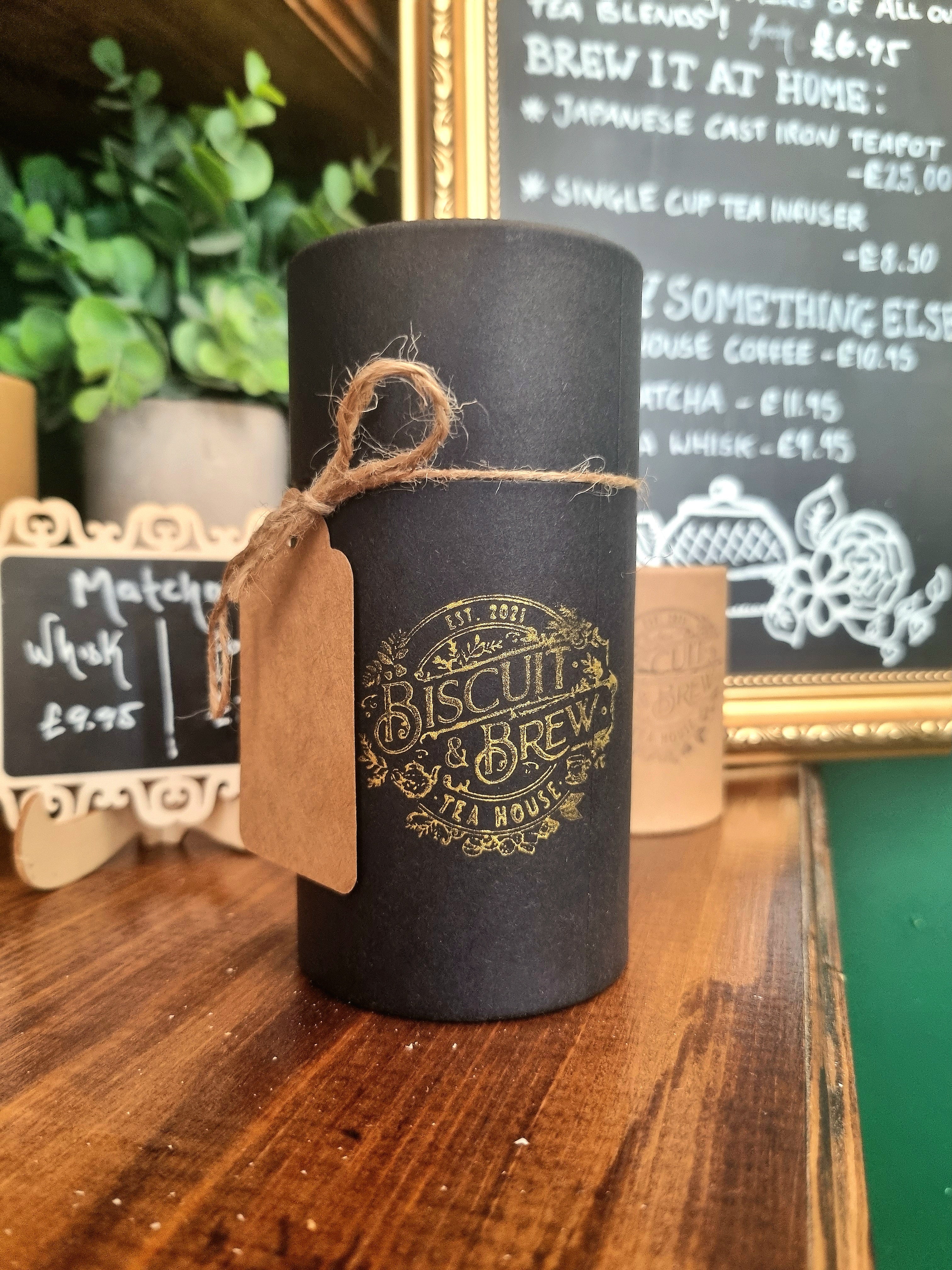 Refillable Tea Tubes | 65g Loose Leaf Tea Storage | Biscuit & Brew